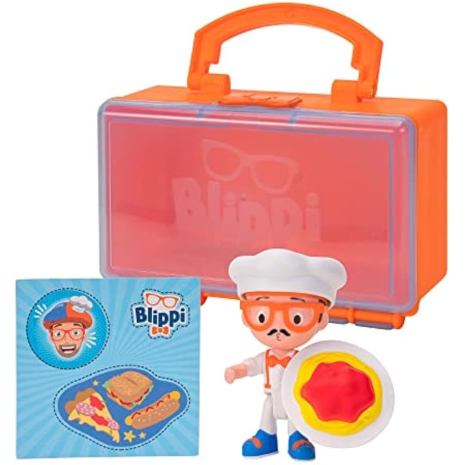 Blippi DELUXE FIGURE LUNCH BLIND BOX ORANGE, MULTICOLOR, BLP0103_BLP0114 - Image 1